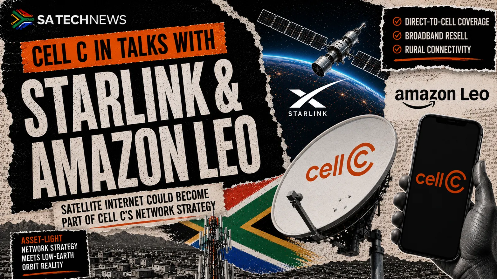 Cell C in Starlink and Amazon Leo talks, beyond broadband