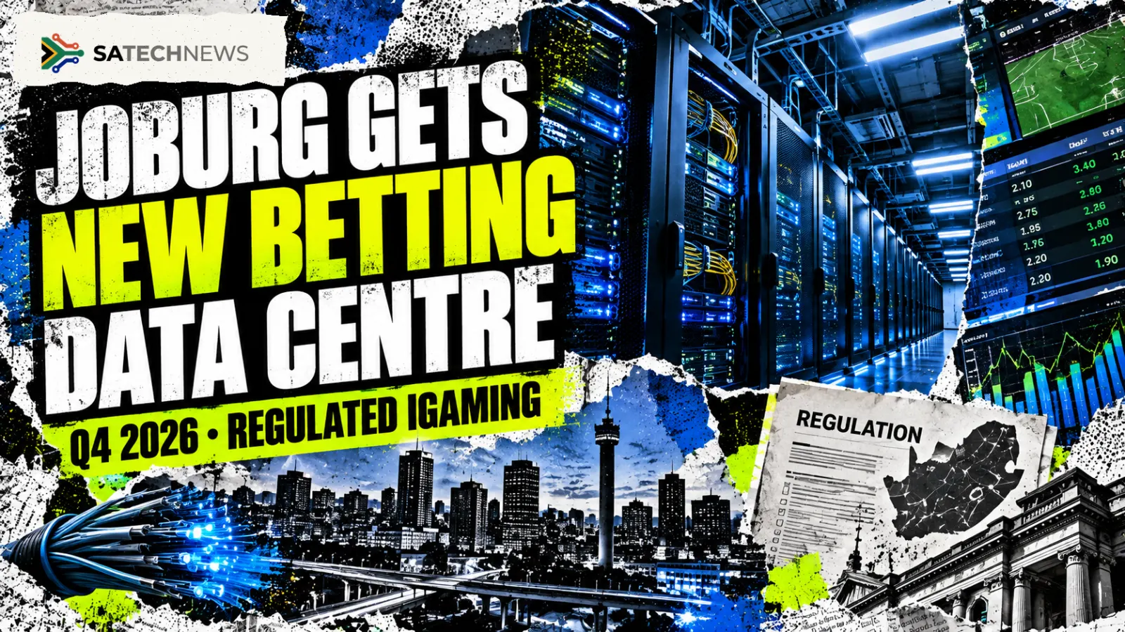 Johannesburg is getting a new data centre built for regulated online betting