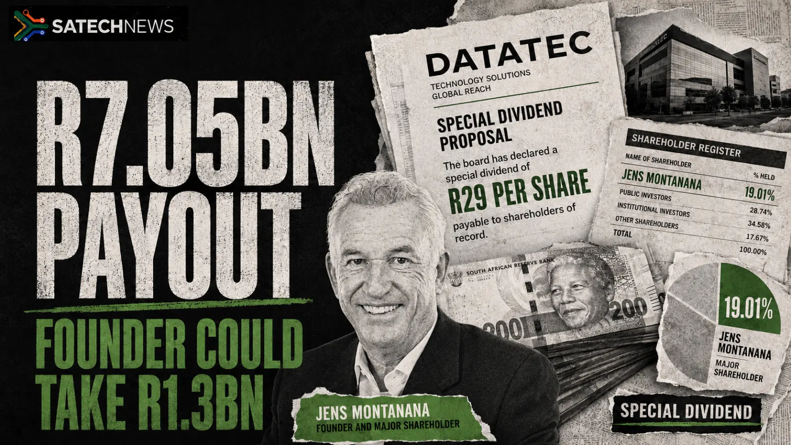 Datatec's R7.05bn special dividend could pay its founder R1.3bn
