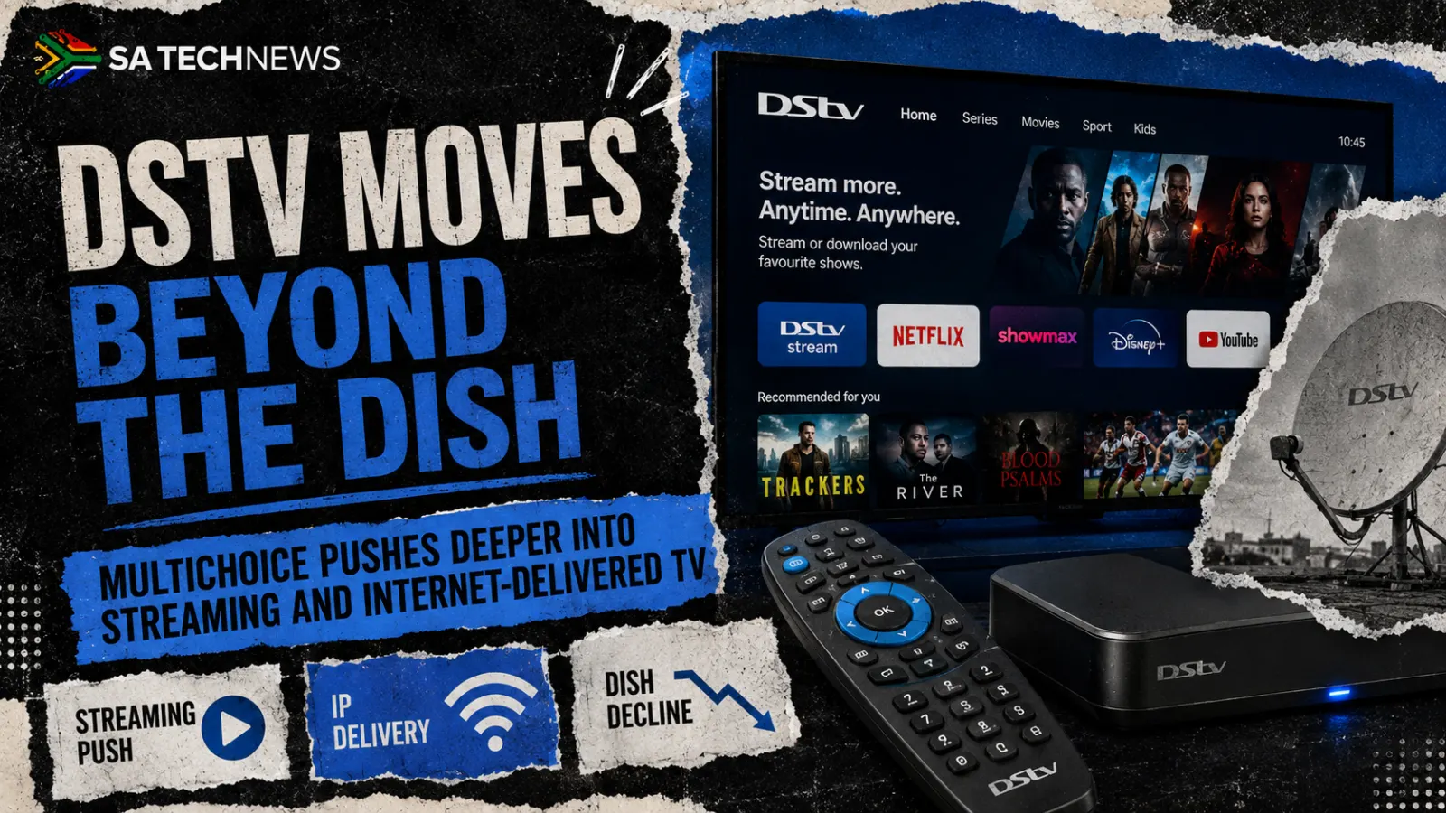 DStv is cheaper without the dish, and TV is following