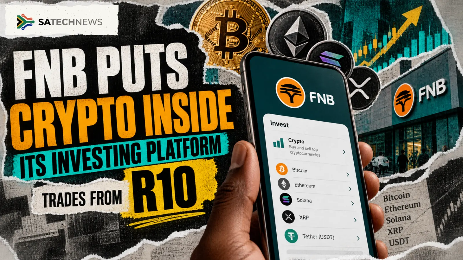 FNB puts crypto inside its investing platform with trades from R10