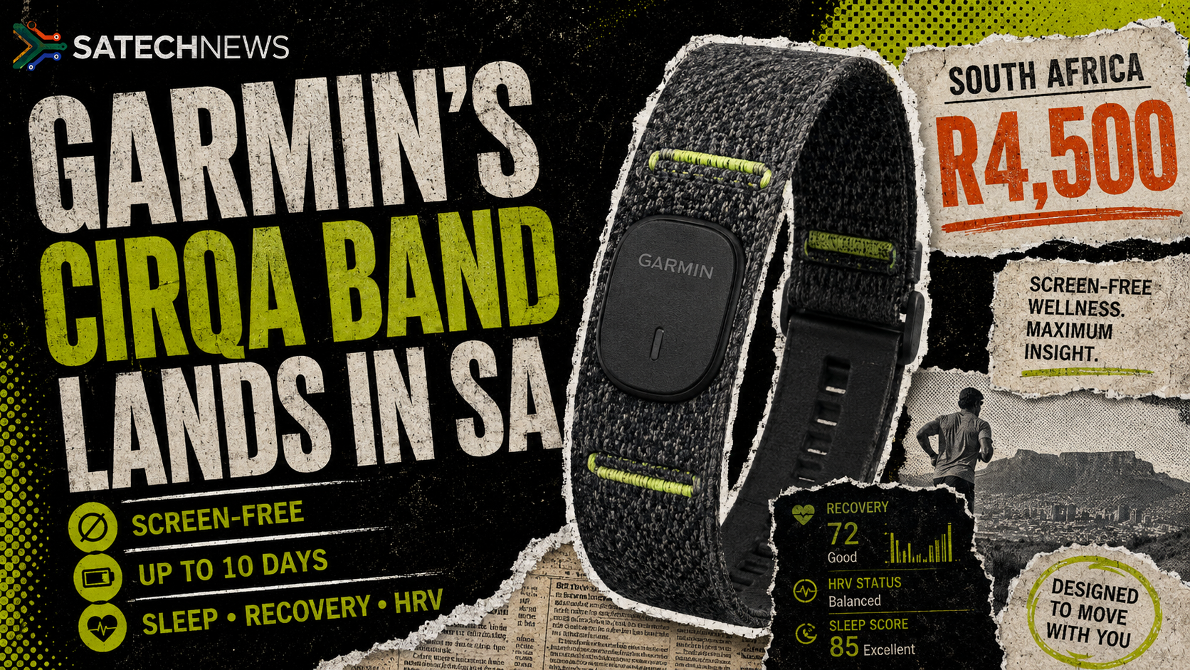 Garmin’s screen-free CIRQA band lands in South Africa for R4,500