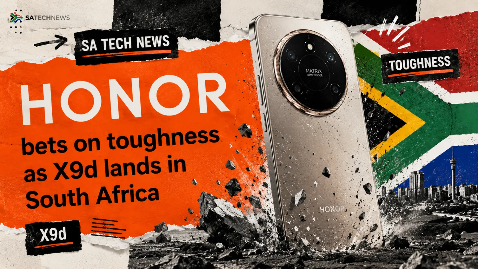 HONOR bets on toughness as the X9d lands in South Africa
