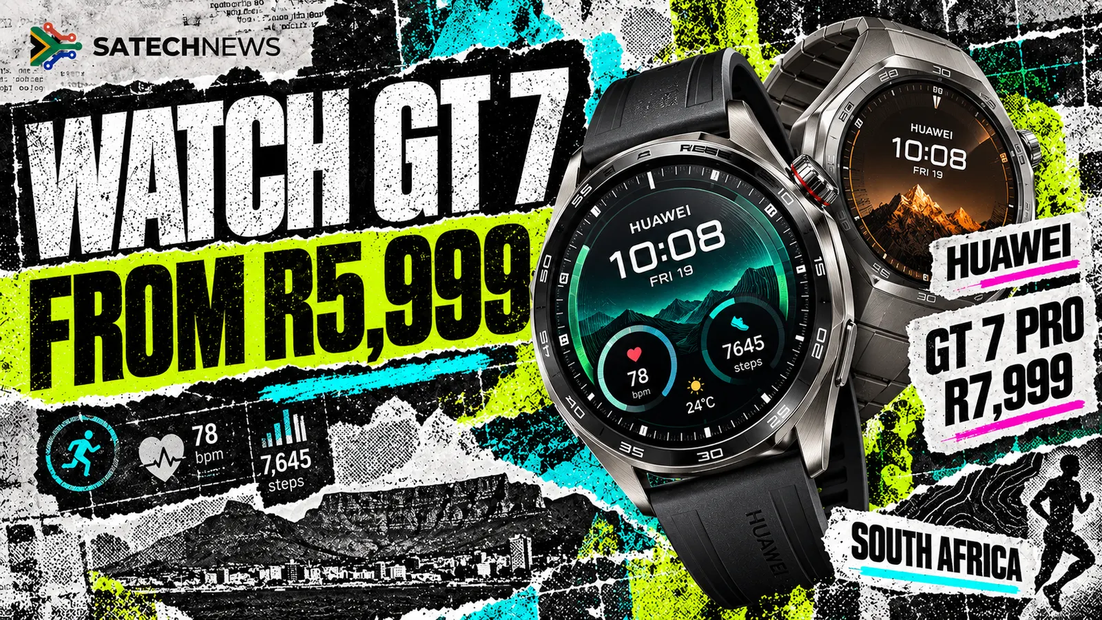 Huawei Watch GT 7 starts at R5,999 in South Africa