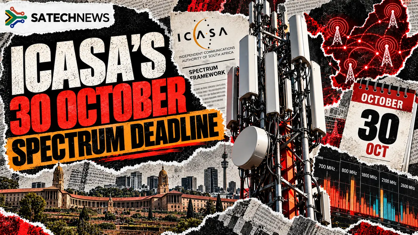 ICASA IMT spectrum submission deadline lands on 30 October