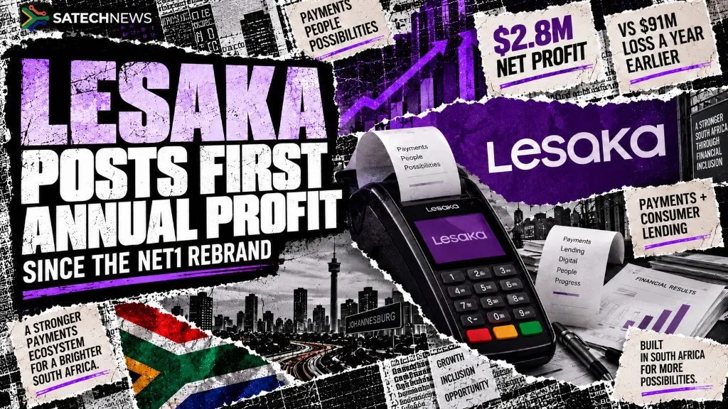 Lesaka posts its first annual profit since the Net1 rebrand