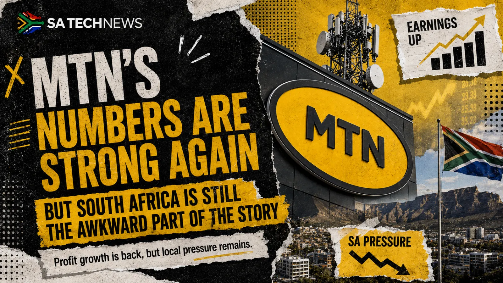 MTN's profit is strong again. South Africa is still awkward