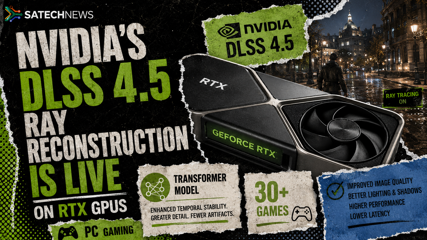 Nvidia’s DLSS 4.5 Ray Reconstruction is now live on RTX GPUs