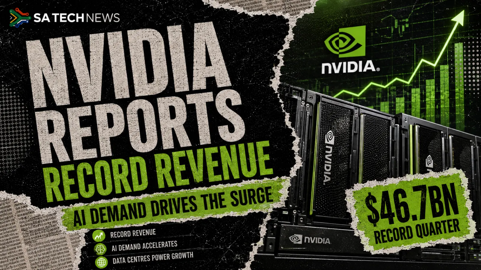 Nvidia reports record revenue fuelled by AI demand