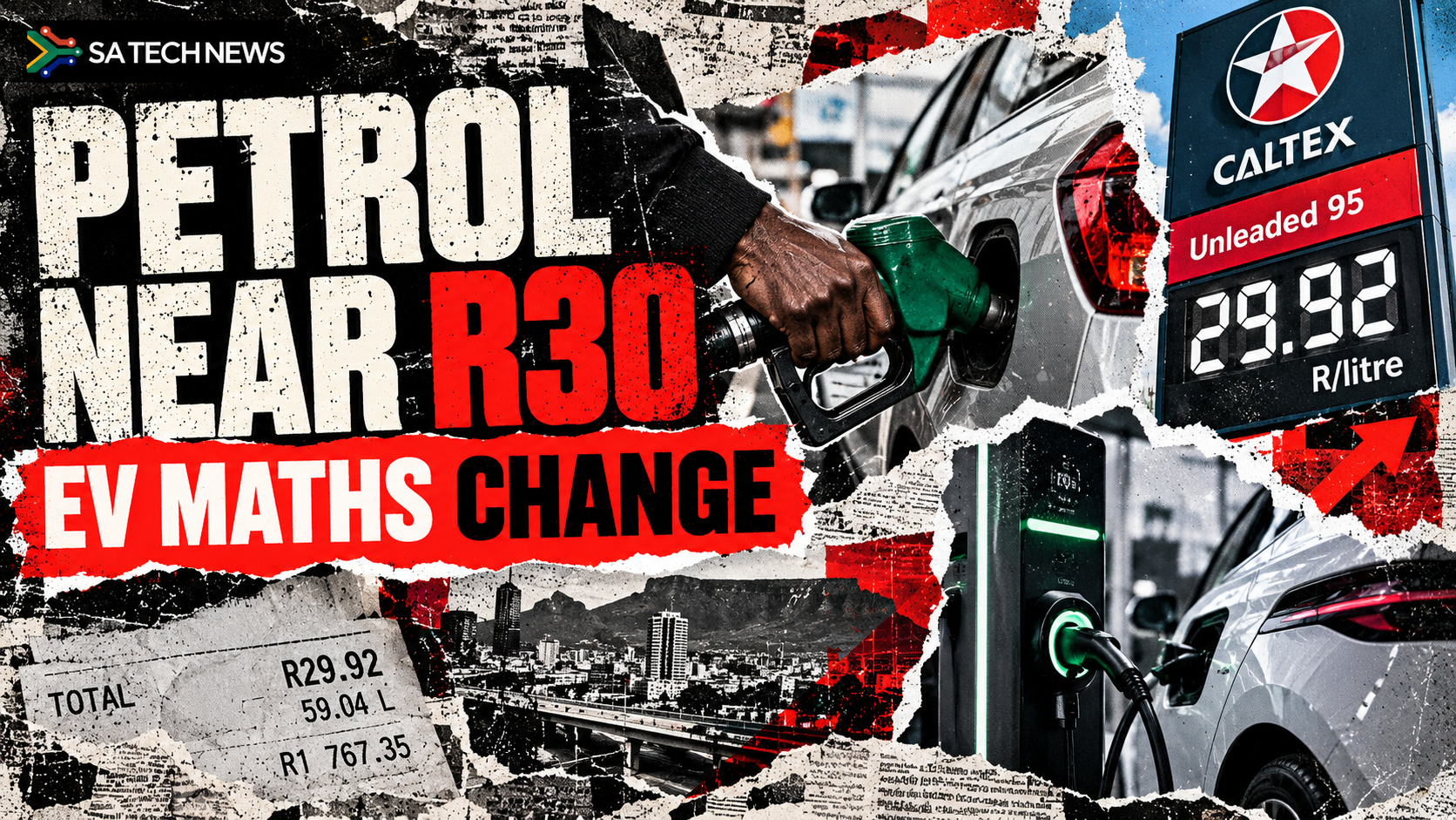 Petrol near R30 a litre changes the maths on electric cars in South Africa