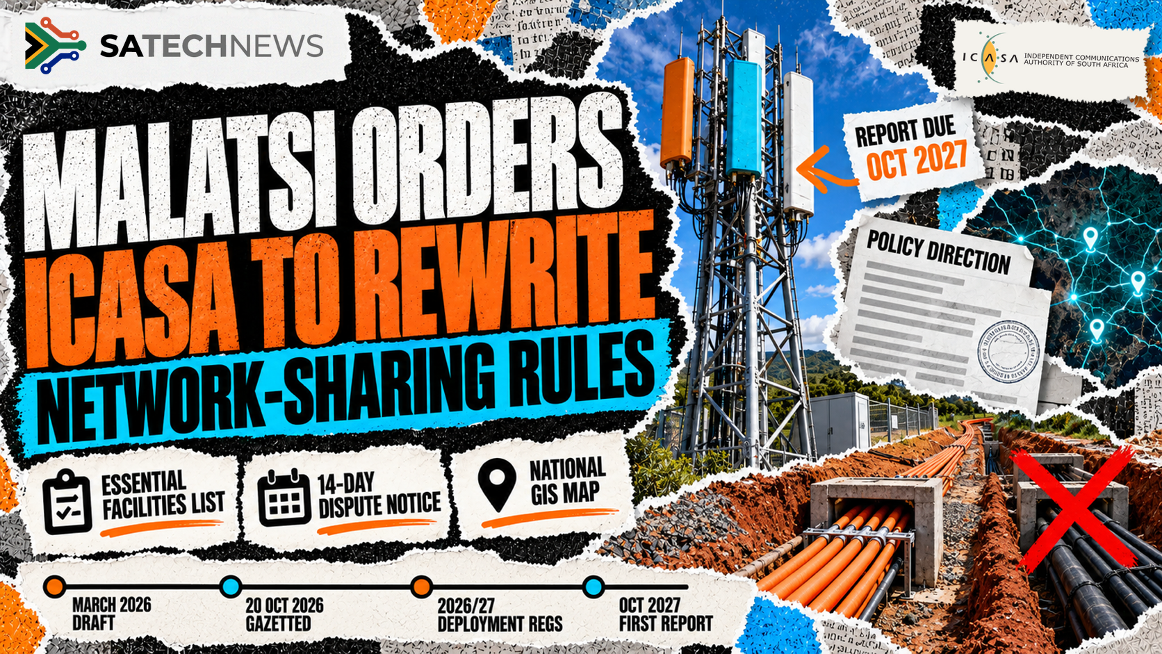 Radar: Malatsi orders Icasa to rewrite network-sharing rules, with a first report due in a year