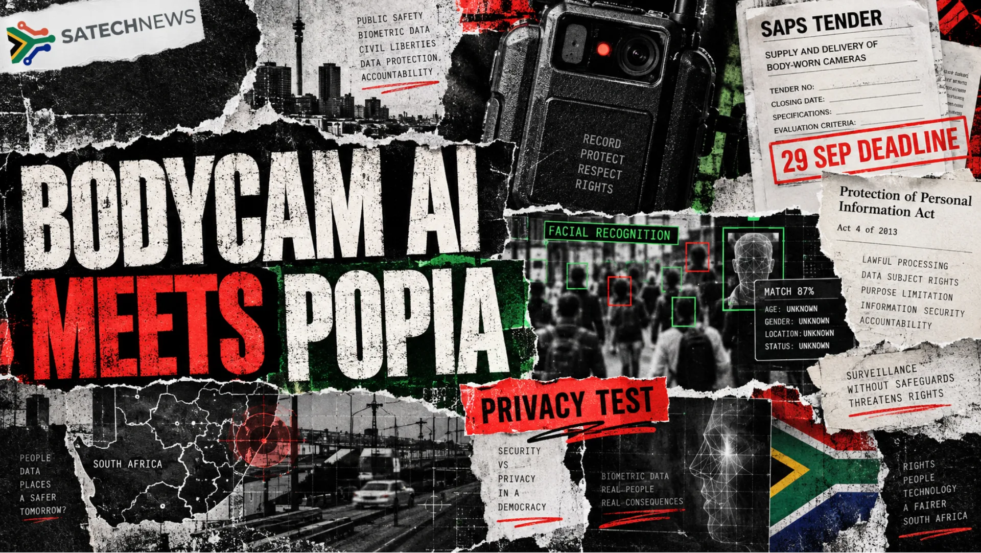 SAPS bodycam tender puts facial recognition on a collision course with POPIA