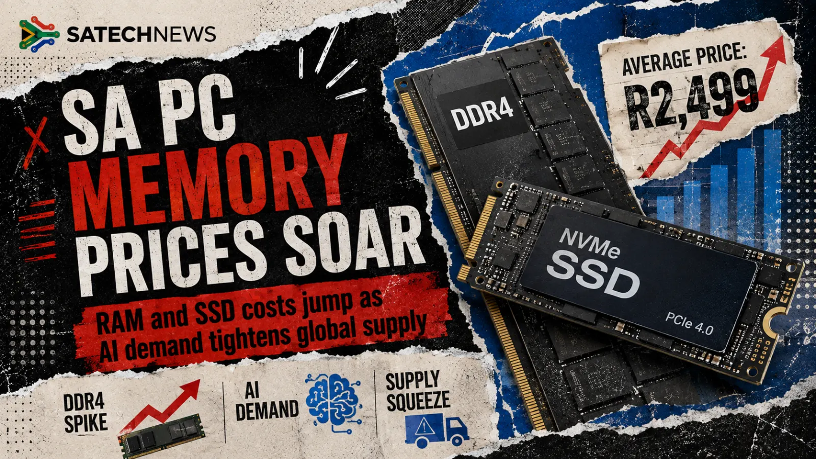 South African PC memory prices have gone off the rails