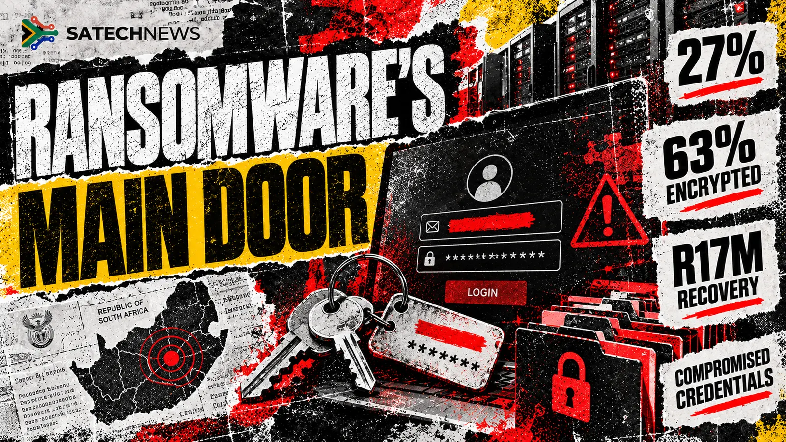 Compromised credentials are now South Africa’s most common ransomware entry point