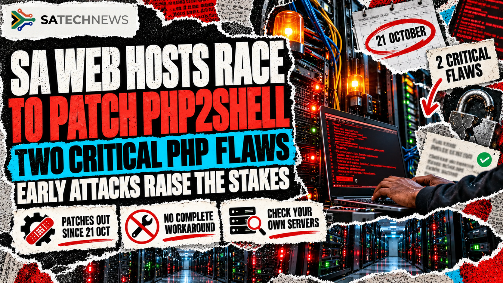 South African web hosts race to patch PHP2Shell as early attacks raise the stakes