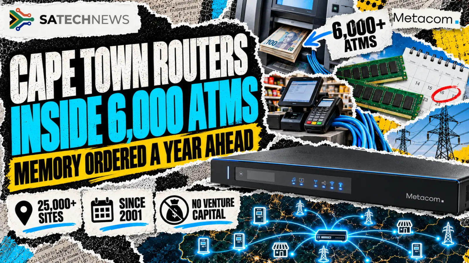 Spotlight: Metacom, the Cape Town router maker behind 6,000 ATMs, now orders memory a year ahead