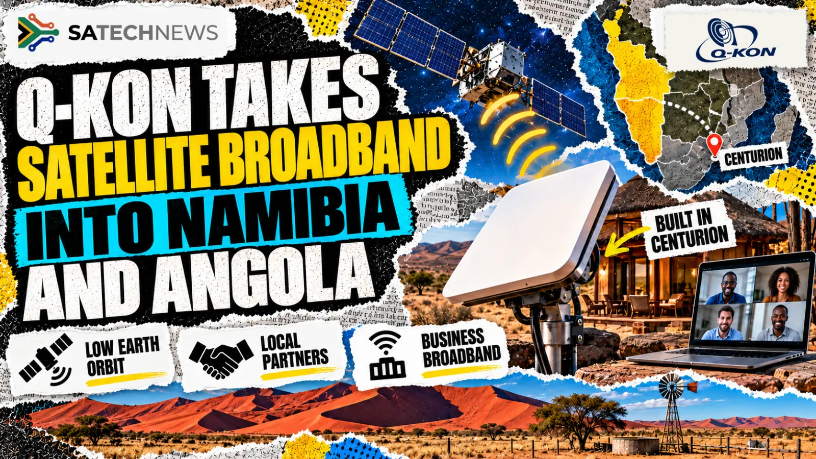 Spotlight: Centurion's Q-KON takes OneWeb satellite broadband into Namibia and Angola
