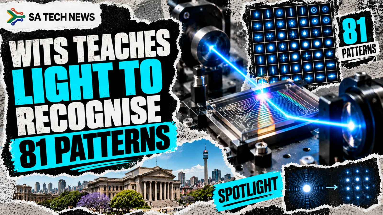 Spotlight: Wits teaches light to recognise 81 patterns without taking a picture