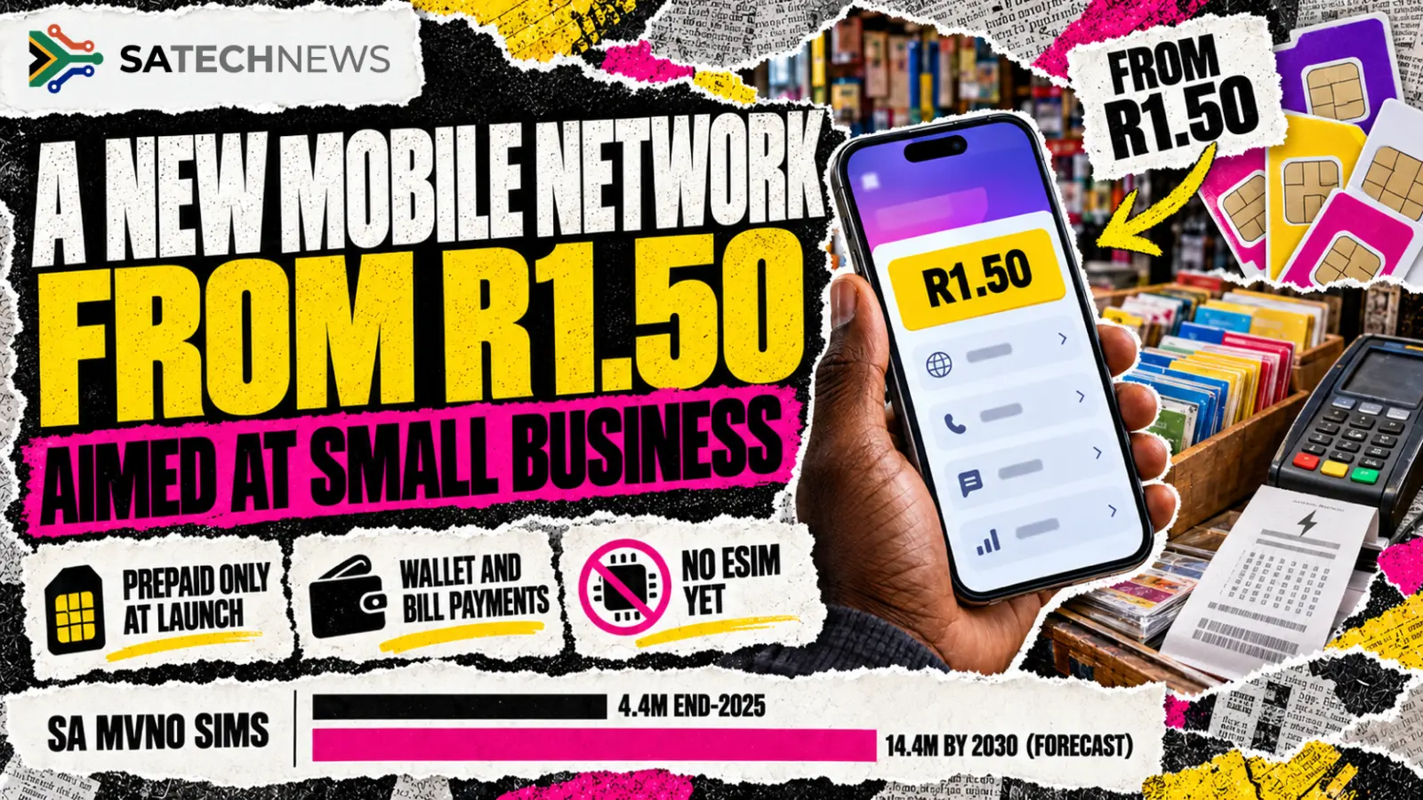 TPC Africa Mobile launches on MTN with R1.50 bundles aimed at small-business owners