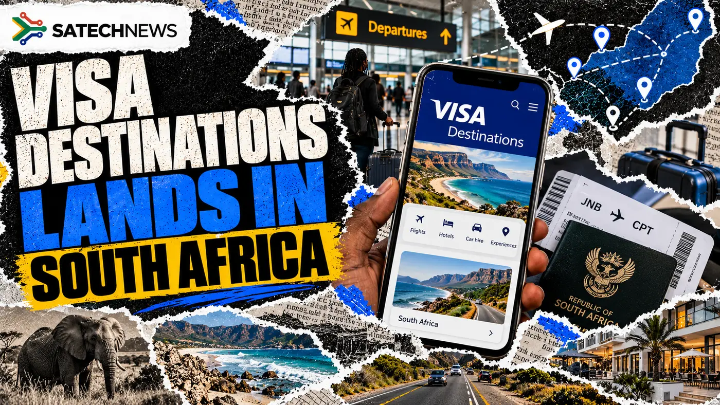 Visa Destinations arrives in South Africa, putting merchants in the travel feed