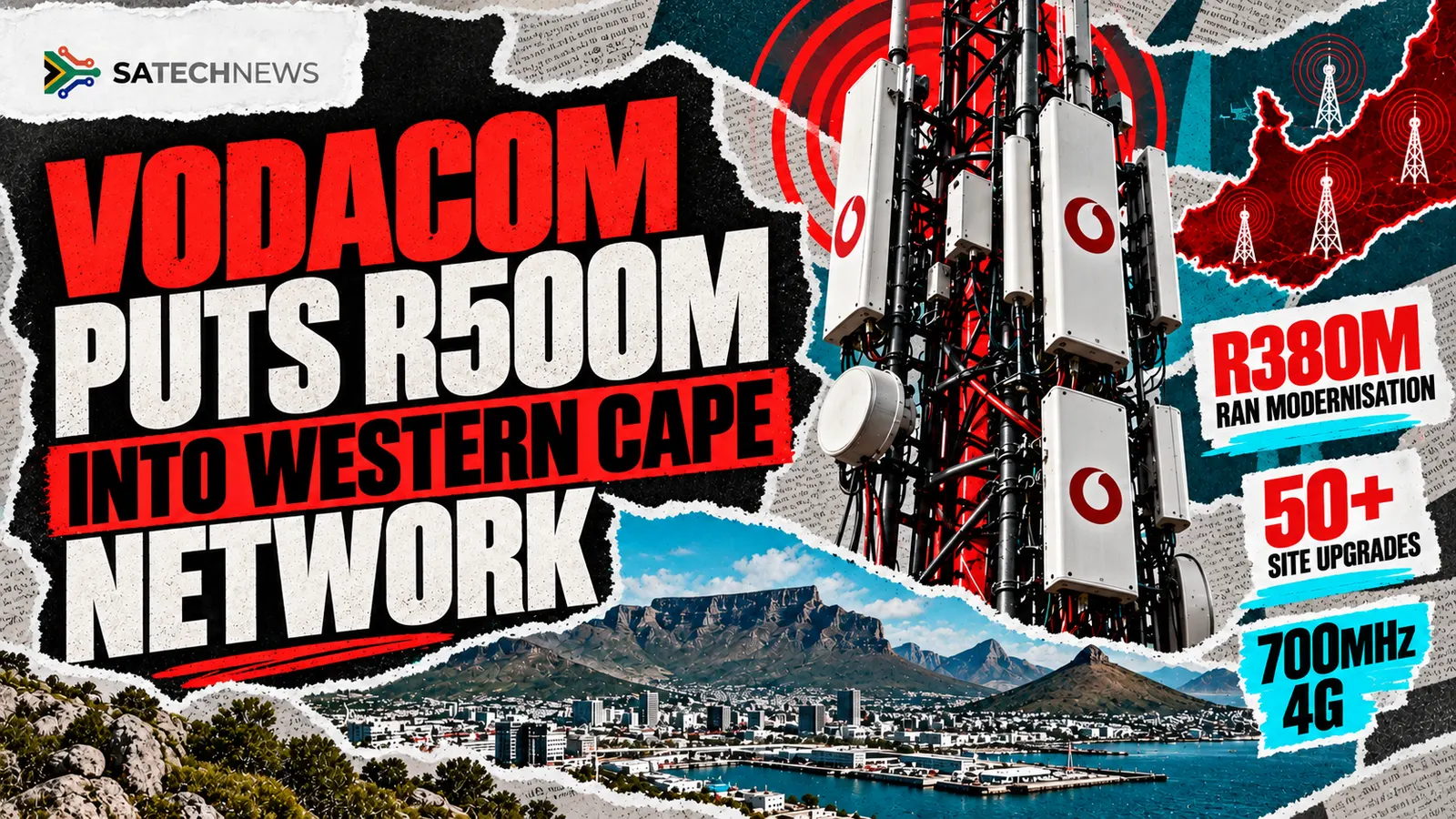 Vodacom is putting more than R500m into its Western Cape network