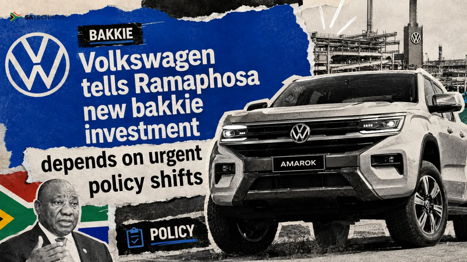 VW tells Ramaphosa bakkie investment needs policy shifts
